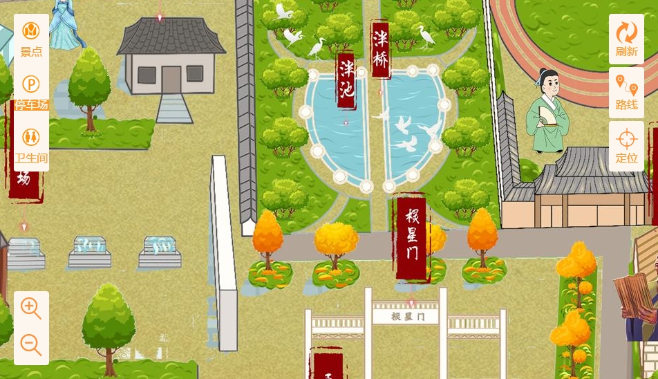 延吉手绘地图景区语音讲解导览系统：智慧景区建设的基石