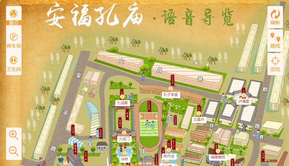 延吉手绘地图：智慧景区智能化服务的延伸